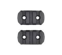 20mm Polymer Rails 3 Slots Black - 2 Pieces Classic Army (A656P-3)