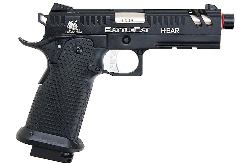 Army Armament R610-3 Lim-Cat Style 4.3 Hicapa GBB Airsoft Pistol BK - Image 2