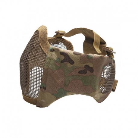 ASG Mesh Mask w/ Ear Protectors Black / Green / Multicam - Image 3
