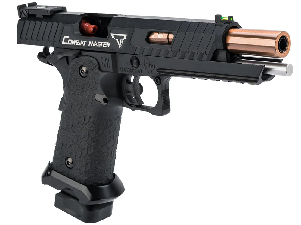 EMG STI/TTI Licensed JW3 2011 Combat Master Airsoft GBB Pistol - Image 3