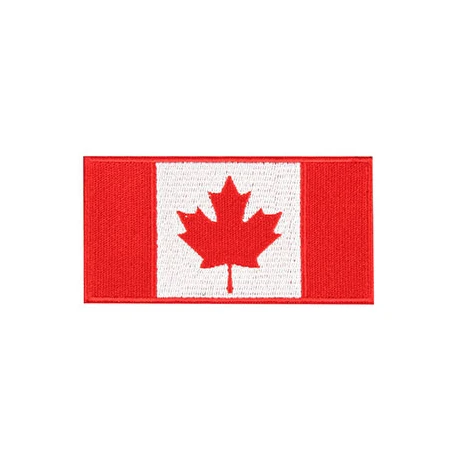Patch - Canadian Flag - 4X2 - Red
