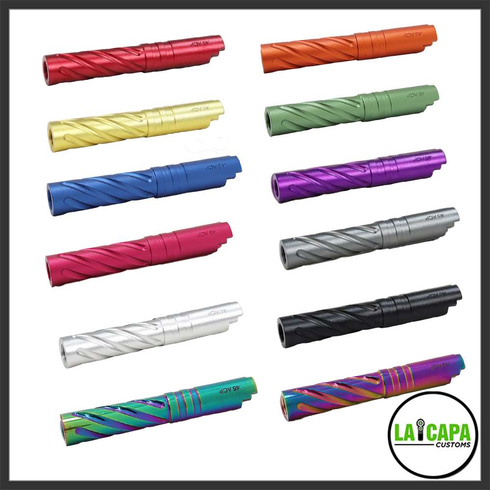 LA Capa Customs 4.3 Aluminum Tornado Threaded Outer Barrel