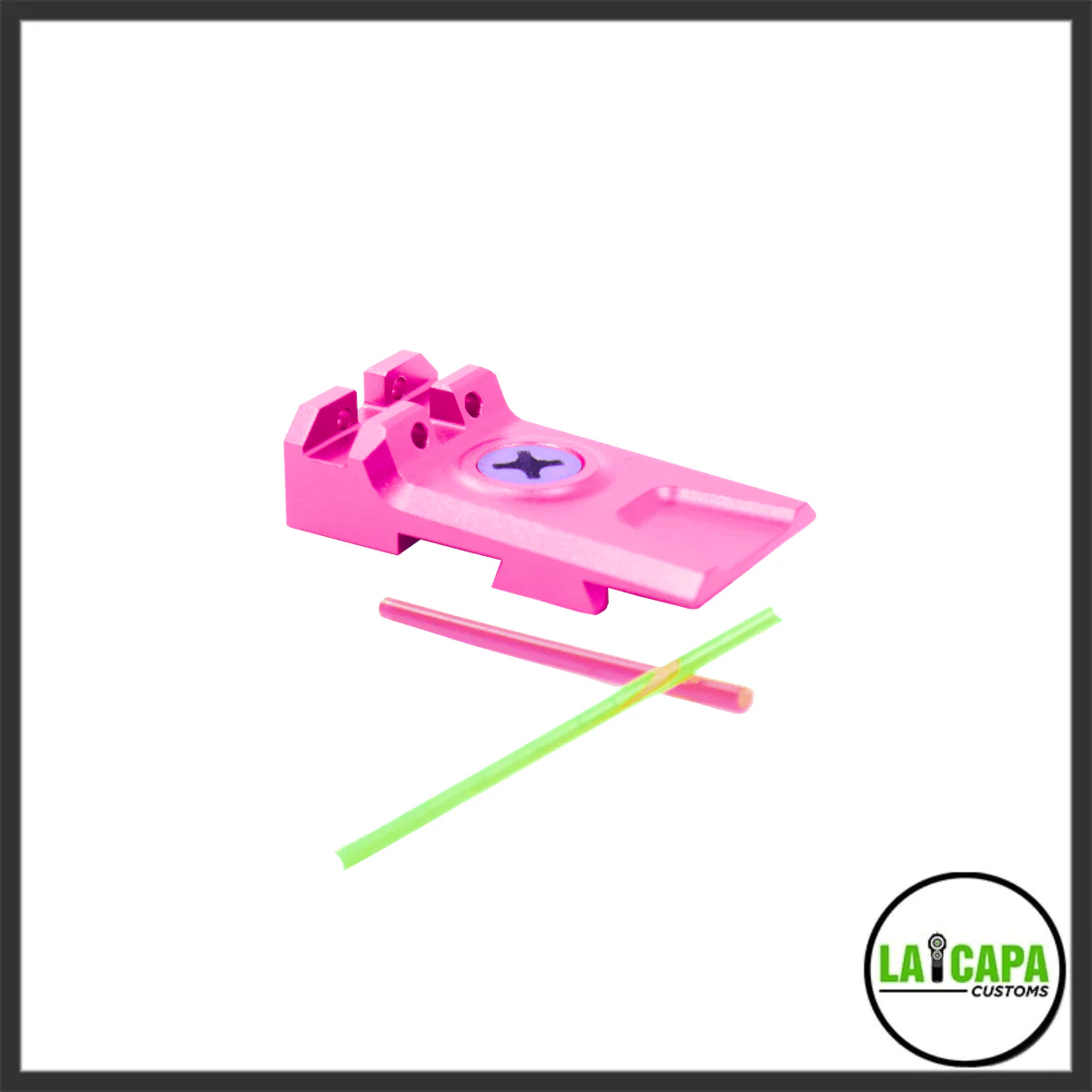 LA Capa Customs Lightweight 5.1 Fiber Optic Rear Sight for Hi Capa - Image 4