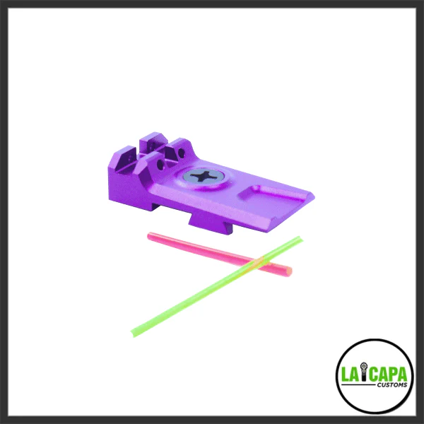 LA Capa Customs Lightweight 5.1 Fiber Optic Rear Sight for Hi Capa - Image 5