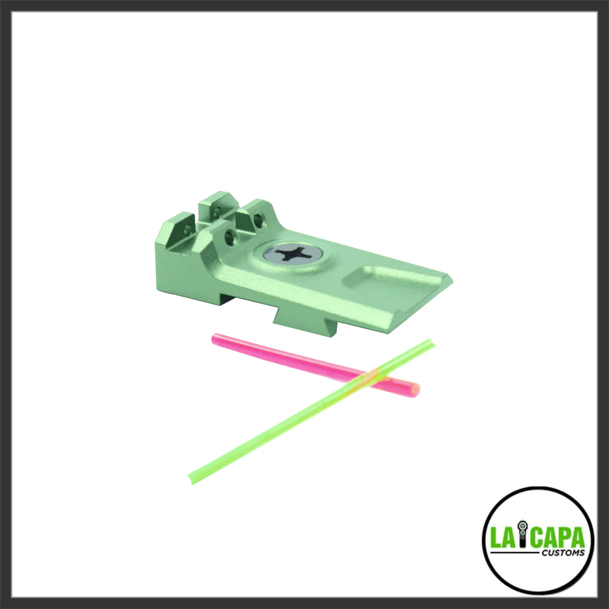 LA Capa Customs Lightweight 5.1 Fiber Optic Rear Sight for Hi Capa - Image 7