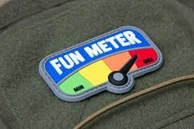 Mil-Spec Monkey "Fun Meter" PVC Morale Patch (Color: Full Color)