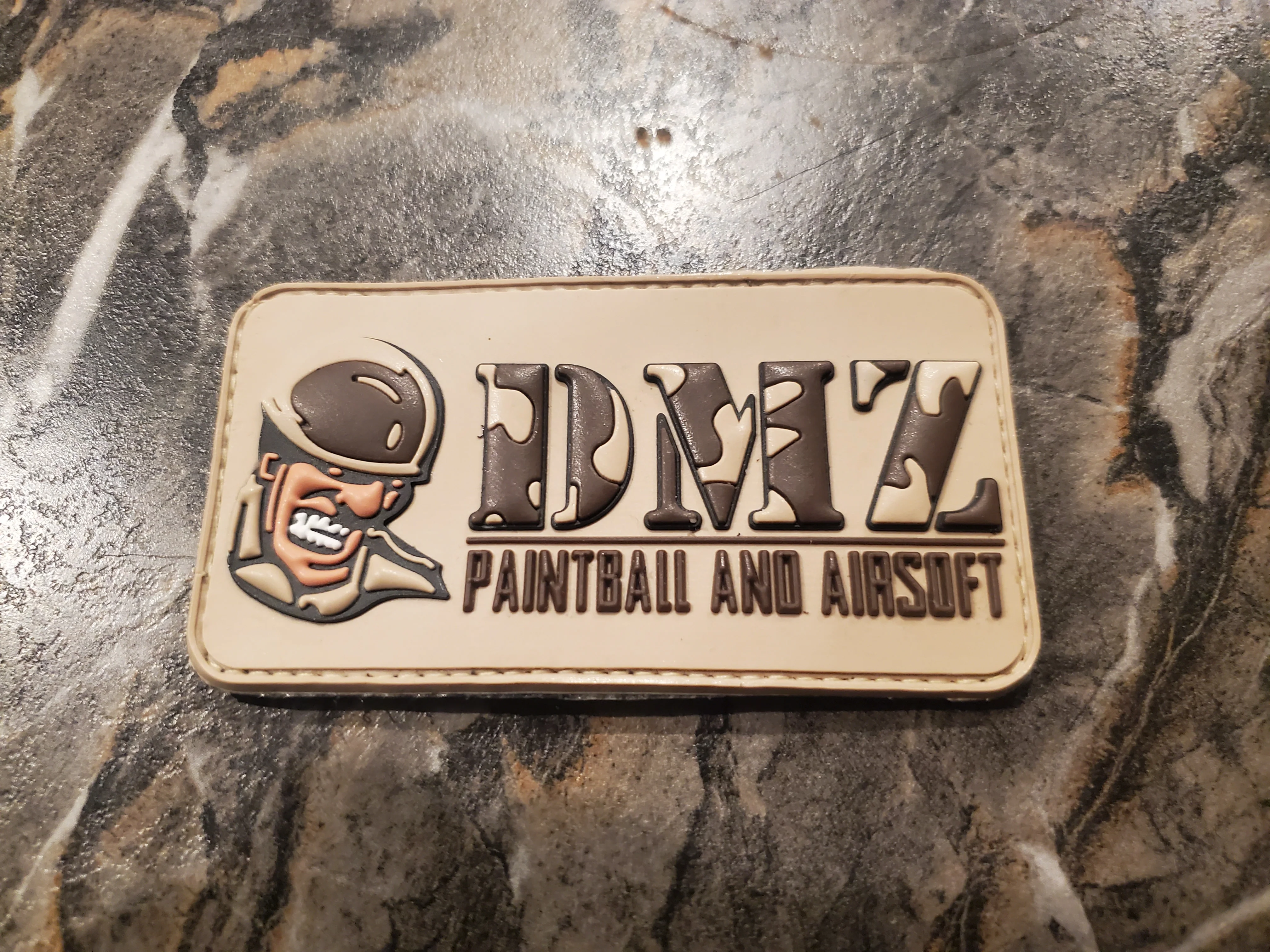 DMZ Paintball and Airsoft Patches   Green  /  Black /  Glow in Dark / Pink / Brown / Tan - Image 6