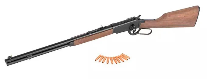 Double Bell Winchester M1894 Lever Action CO2 Airsoft Rifle (Real wood) - Image 4