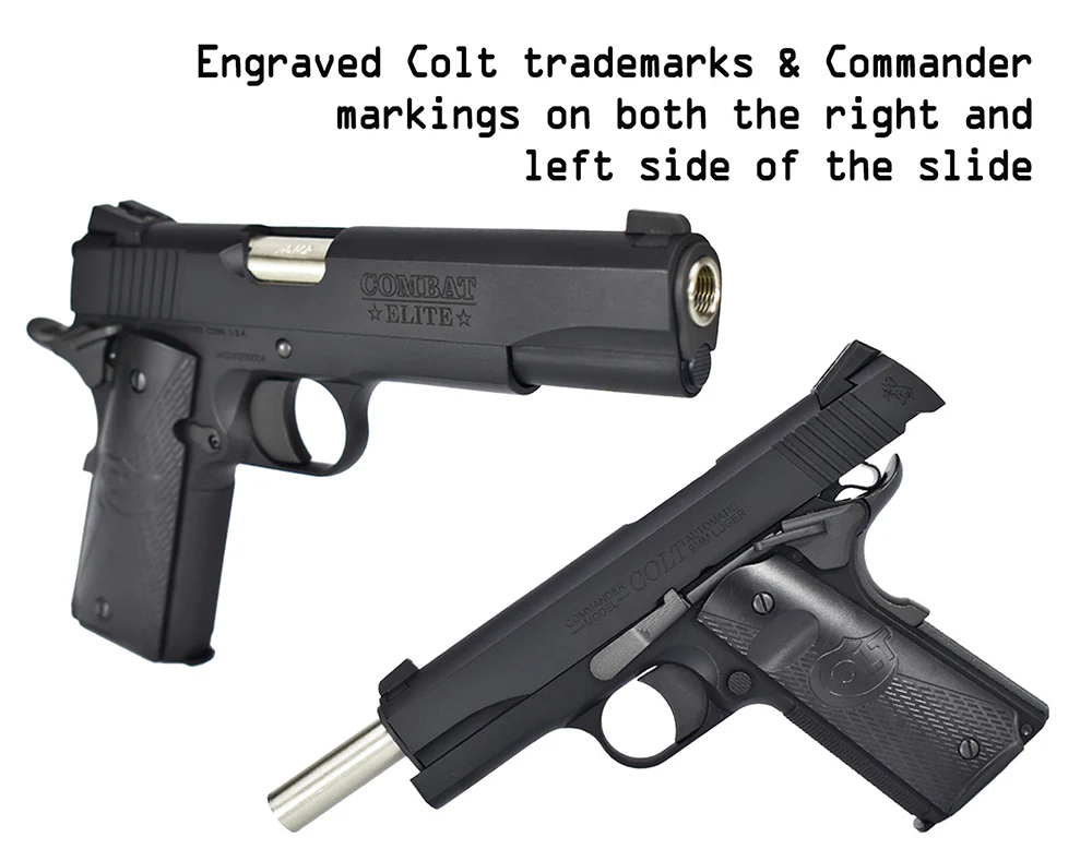 EMG Cybergun Colt 1911 "Combat Elite Commander" T8 Airsoft Pistol - Image 5