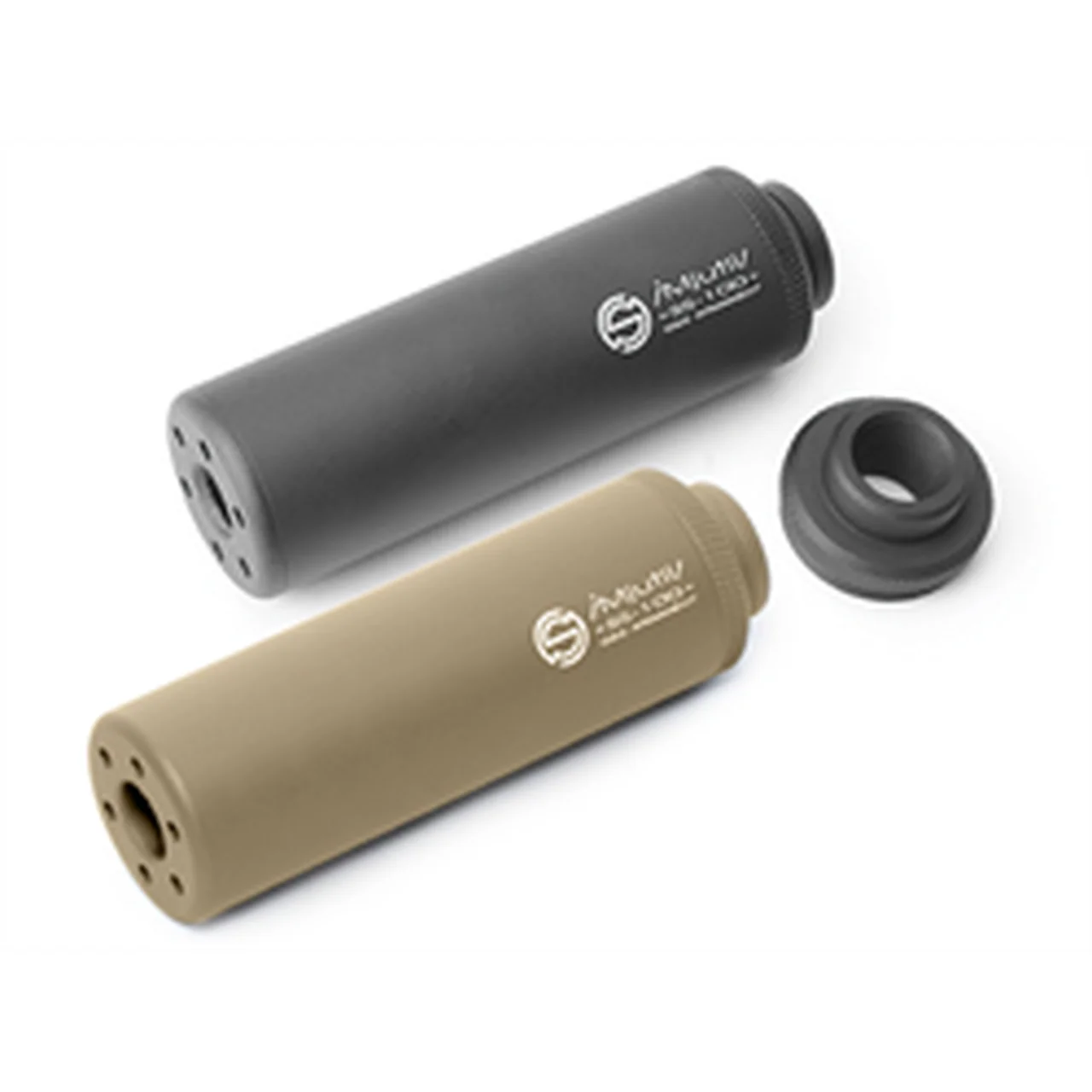 G&G Airsoft SS-100 Navy Seal Logo Mock Suppressor Short 14mm CCW