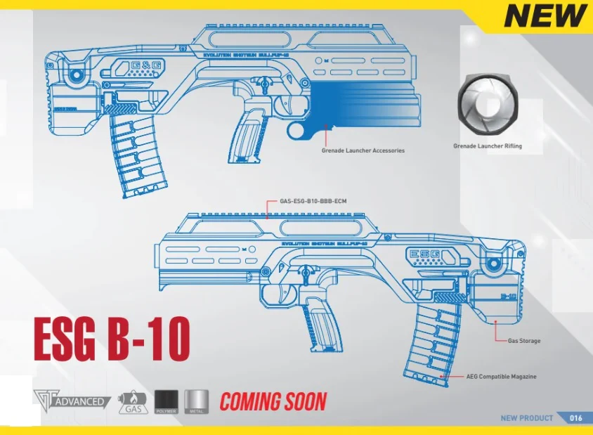 G&G ESG B-10 Airsoft Bullpup Gas Shotgun - Image 4