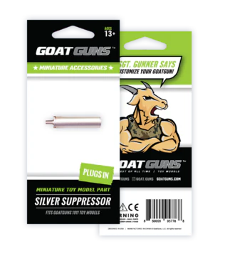 GoatGuns  1911 Suppressor - Silver - Image 2