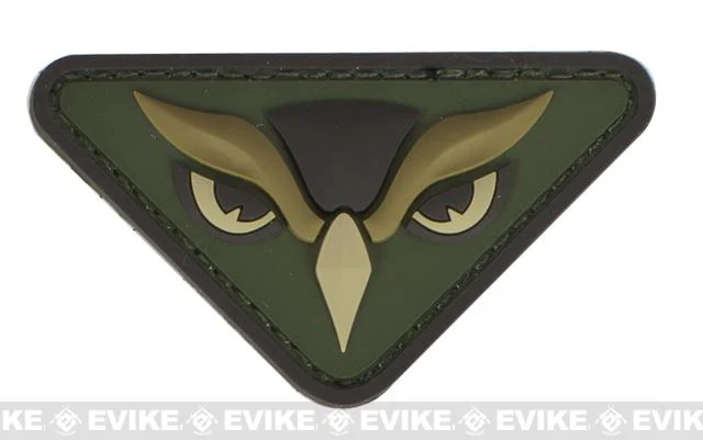 Mil-Spec Monkey "Owl Head" PVC Morale Patch (Color: Multicam)