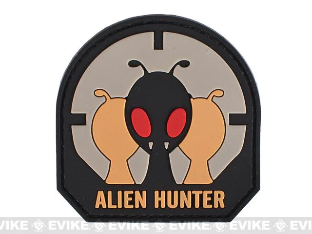 PVC IFF Hook and Loop Morale Patch - "Alien Hunter"