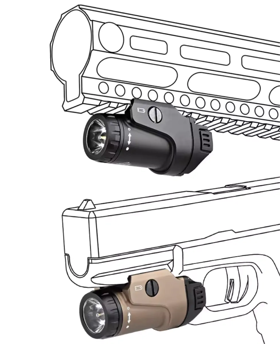 Rham Foxtrot light Pistol Flashlight   BLACK - Image 3