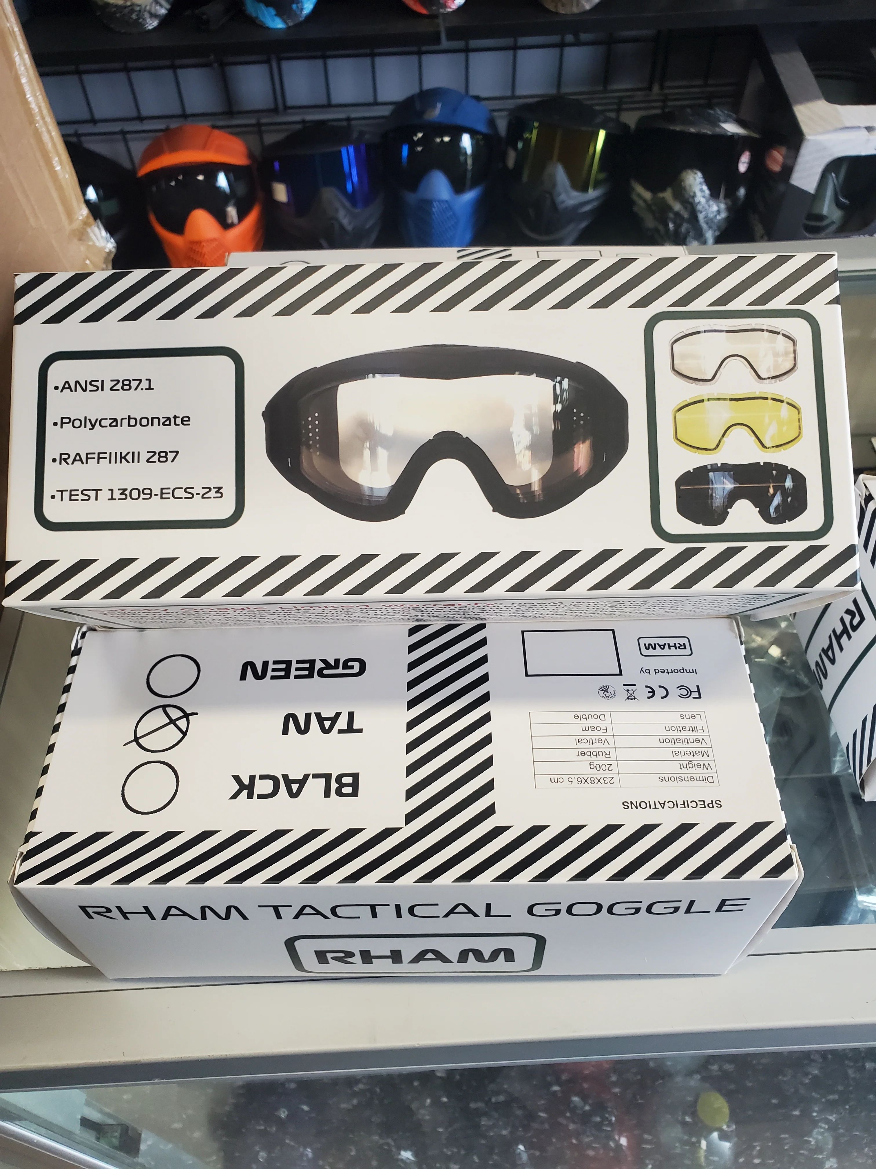 RHAM  Thermal Airsoft Goggles.  RG2 APEX