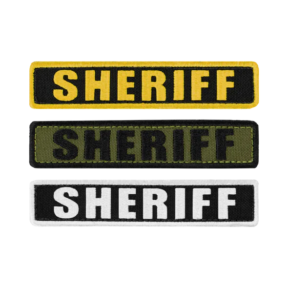 Sheriff Patch  5x2  med