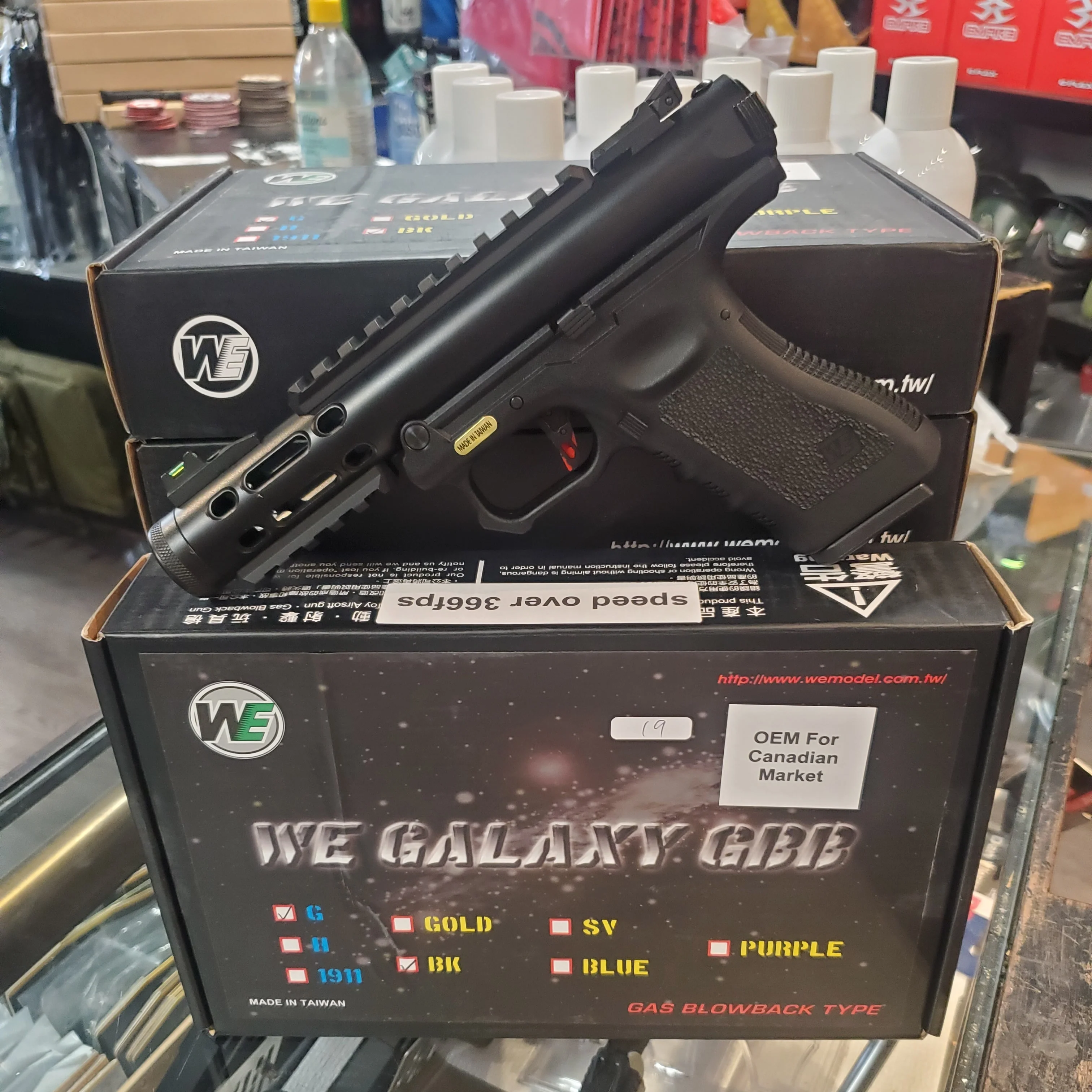 We-Tech  WE Galaxy G Series GBB Pistol             Black/Purple/Gold/Blue/Silver - Image 4